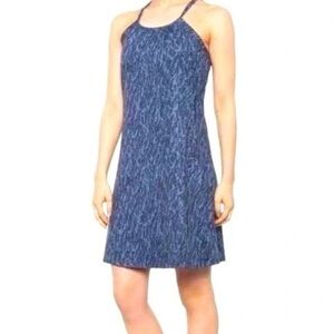 EDDIE BAUER Harmony Sleeveless Athletic Summer Dress Vintage Indigo Size XL